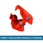 Carro traslacion aparejo 3t manual MIYAWA