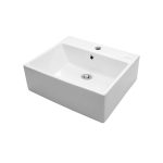 Bacha de apoyo 1 aguj.475x405x155mm porc.sanit.(vta s/stock) PIAZZA