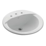 Lavatorio elea oval  3 aguj. armonica blanco linea armonica lo8fb FERRUM