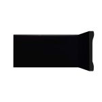 Zocalo eps negro liso 100x13x2400 (22477) c/ pasa cable SANTA LUZIA