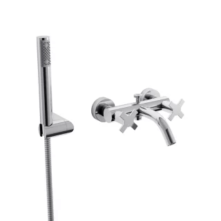 Juego baÑo y ducha exterior cr alerce FV