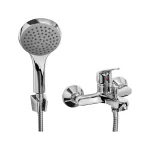 Ducha monocomando con transferencia kabul cromo MOZART