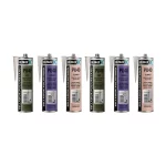 Sellador poliuretano pu40 gris 310ml/360gr cj12 SILIMAXX