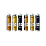 Silicona acetica uso general 280gr blanco SILIMAXX