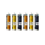 Silicona acetica uso general 280gr transparente SILIMAXX