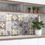 Revest. patchwork maiolica br 20x20 liso ELIANE