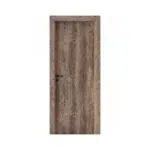 Puerta placa teks lisa sc nogal m/madera 70/10 der. OBLAK ABERTURAS