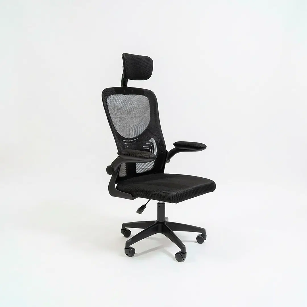 Silla oficina gerencial negra - ergonomica