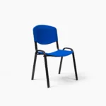 Silla oficina plastico azul