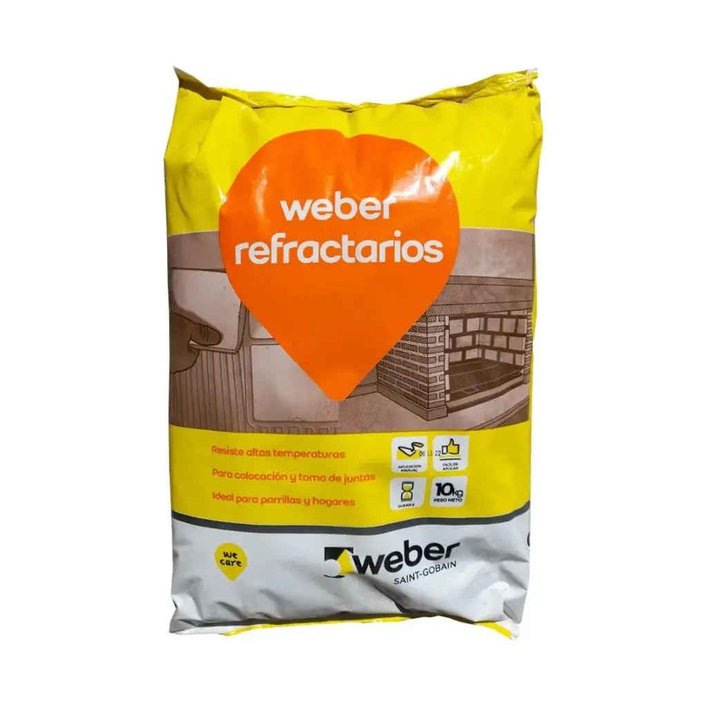 Weber.tec refractarios gris amarron. 10 kg WEBER